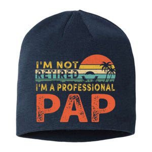 I'm Not Retired A Professional Pap Father's Day Sustainable Beanie