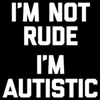 IM Not Rude (IM Autistic) Funny Autism Awareness Autistic Gift Bucket Hat