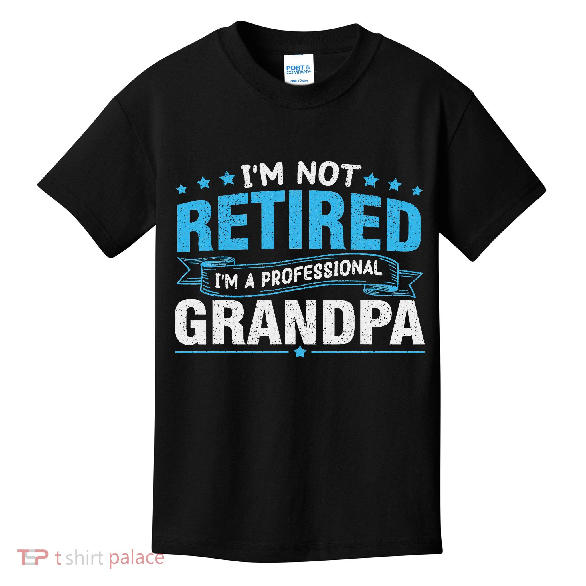 I'm Not Retired I'm A Professional Grandpa Father's Day Gift Kids T-Shirt