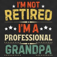 IM Not Retired IM A Professional Grandpa Funny Retirement Hat