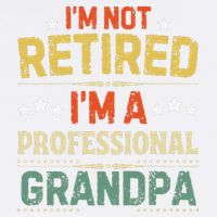 IM Not Retired IM A Professional Grandpa Funny Retirement Garment-Dyed Sweatshirt