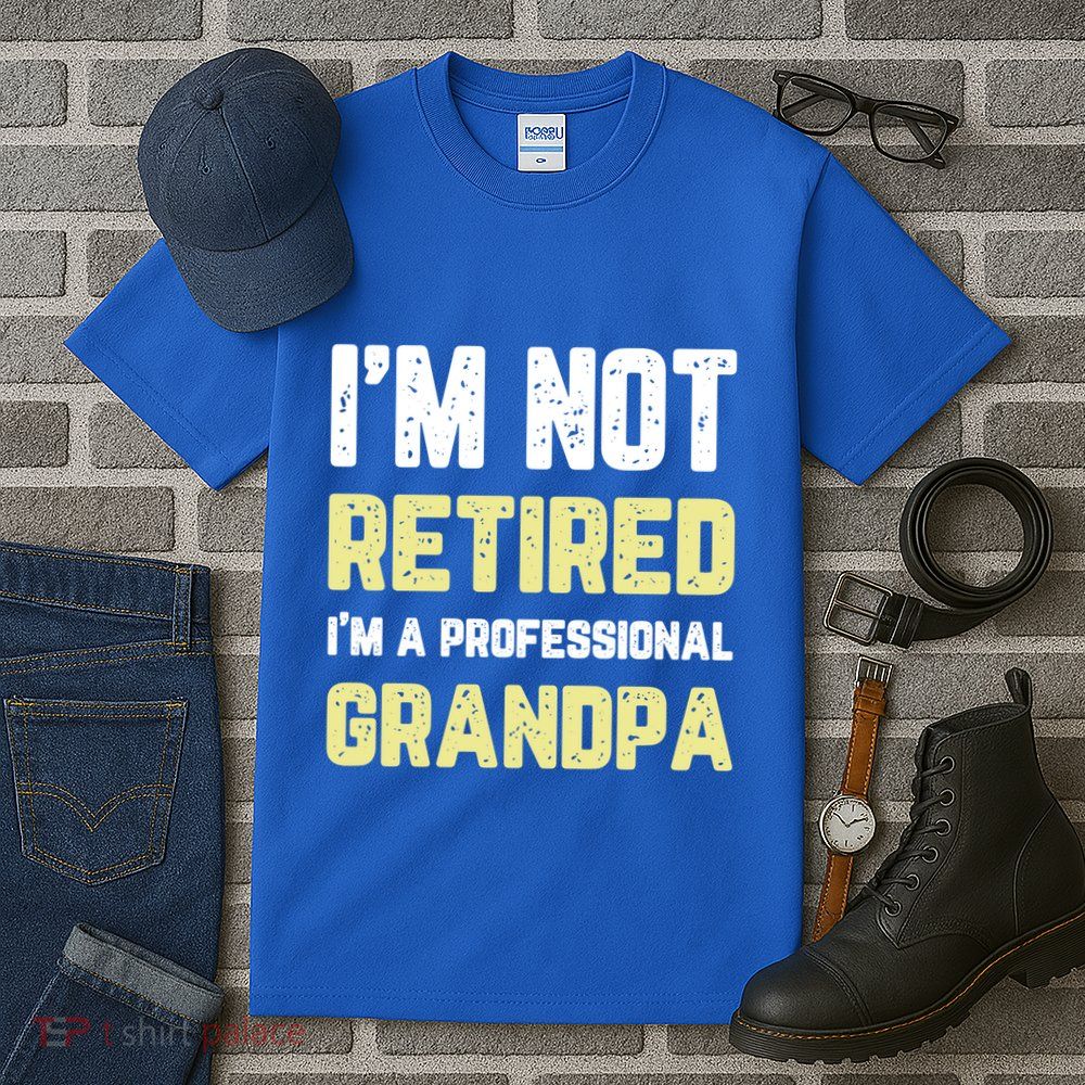 Im Not Retired Professional Grandpa Retiret Cool Funny Gift Tall T-Shirt