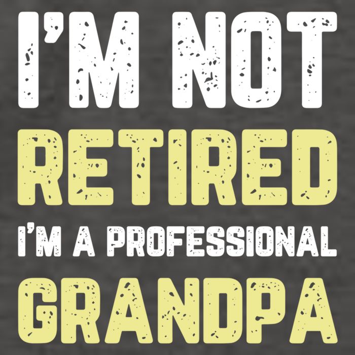 Im Not Retired Professional Grandpa Retiret Cool Funny Gift Vector Backpack