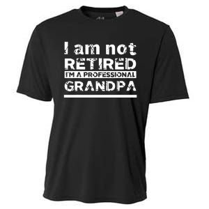 I'm Not Retired I'm A Professional Grandpa Cooling Performance Crew T-Shirt