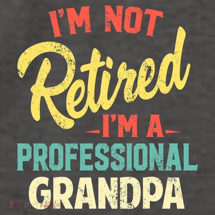I'm Not Retired I'm A Professional Grandpa Funny  Vector Backpack