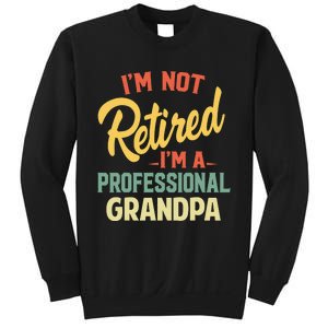 I'm Not Retired A Professional Grandpa Father Day Gift Sweatshirt