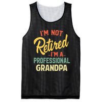 I'm Not Retired A Professional Grandpa Father Day Gift Mesh Reversible Basketball Jersey Tank