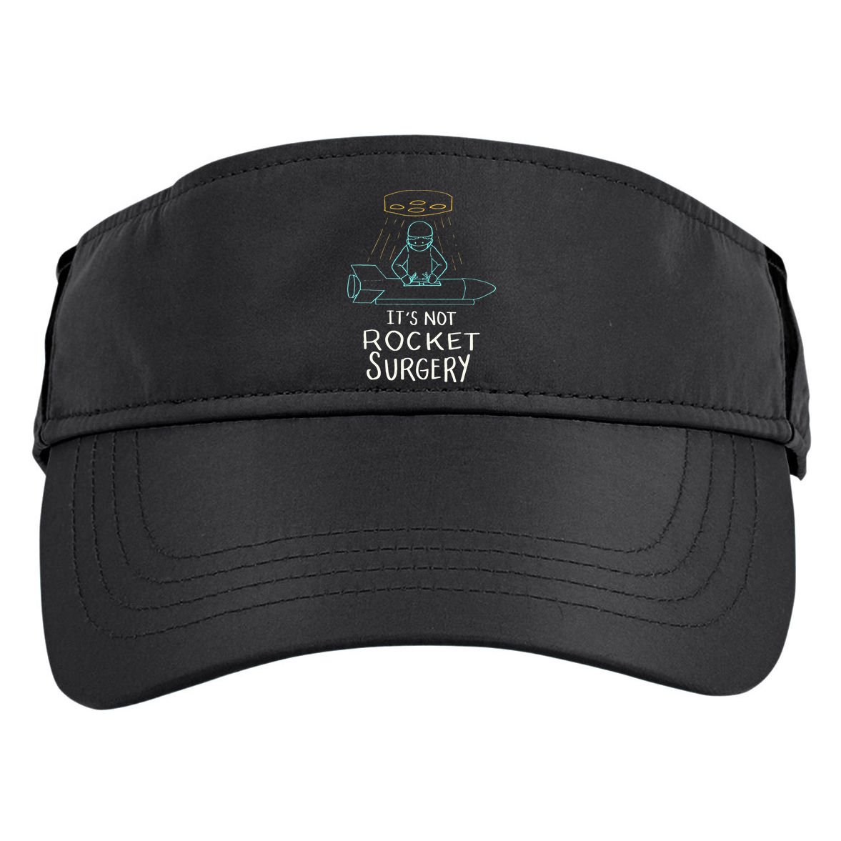 It's Not Rocket Surgery Funny Doctor Pun Adult Drive Performance Visor