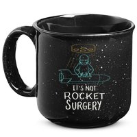 It's Not Rocket Surgery Funny Doctor Pun 15oz Campfire Ceramic Mug