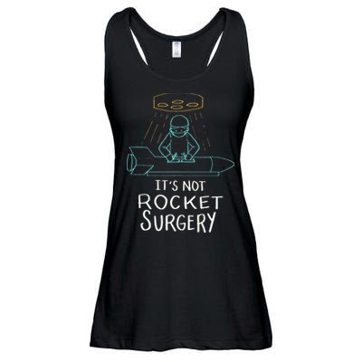 It's Not Rocket Surgery Funny Doctor Pun Ladies Essential Flowy Tank