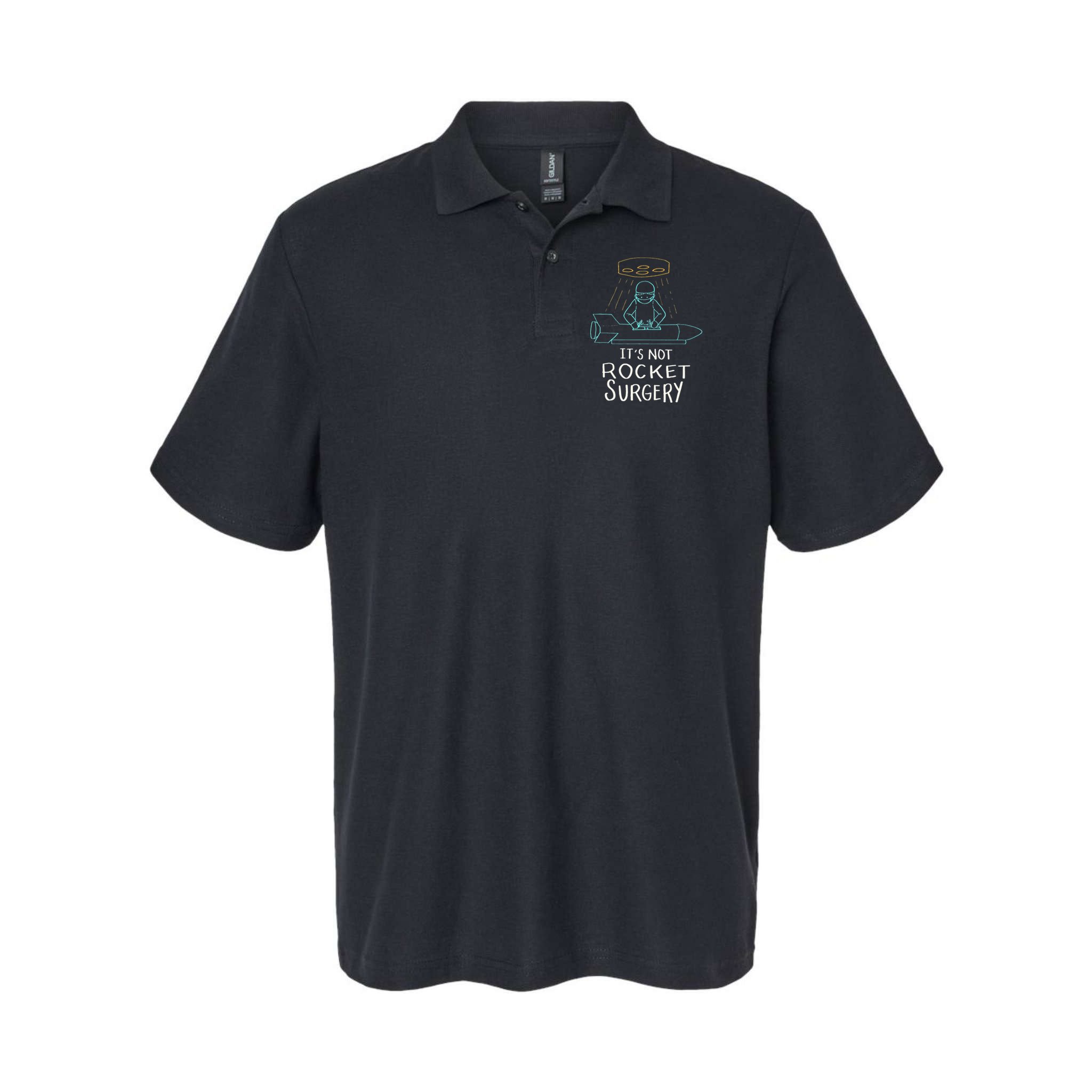 It's Not Rocket Surgery Funny Doctor Pun Polo