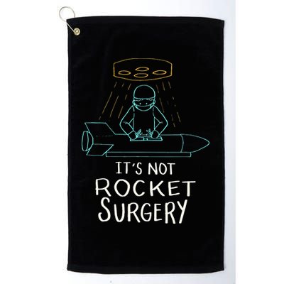 It's Not Rocket Surgery Funny Doctor Pun Golf Towel