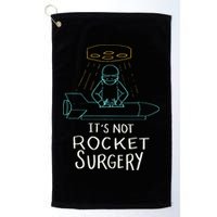 It's Not Rocket Surgery Funny Doctor Pun Golf Towel