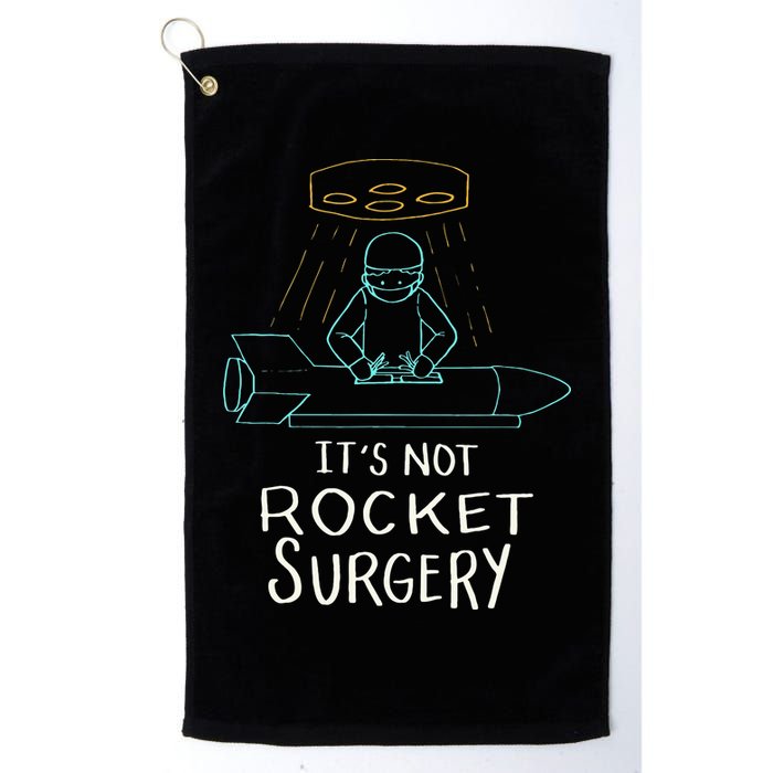 It's Not Rocket Surgery Funny Doctor Pun Golf Towel