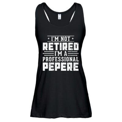 Im Not Retired Im A Professional Pepere Gifts Retirement Ladies Essential Flowy Tank
