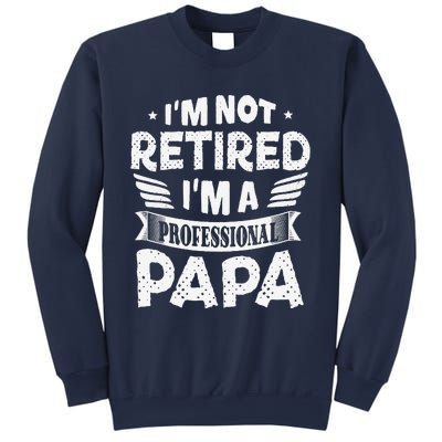 Im Not Retired A Professional Papa Father Day Gift Sweatshirt