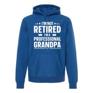 Im Not Retired Im A Professional Grandpa Cute Gift Father Day Gift Premium Hoodie