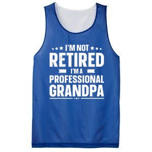 Im Not Retired Im A Professional Grandpa Cute Gift Father Day Gift Mesh Reversible Basketball Jersey Tank