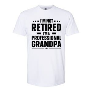 Im Not Retired Im A Professional Grandpa Cute Gift Father Day Gift Softstyle CVC T-Shirt