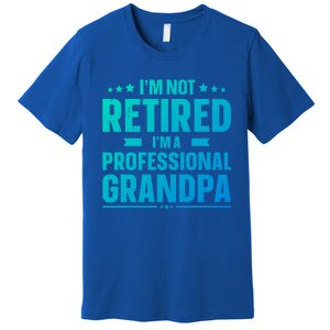 Im Not Retired Im A Professional Grandpa Cute Gift Father Day Gift Premium T-Shirt