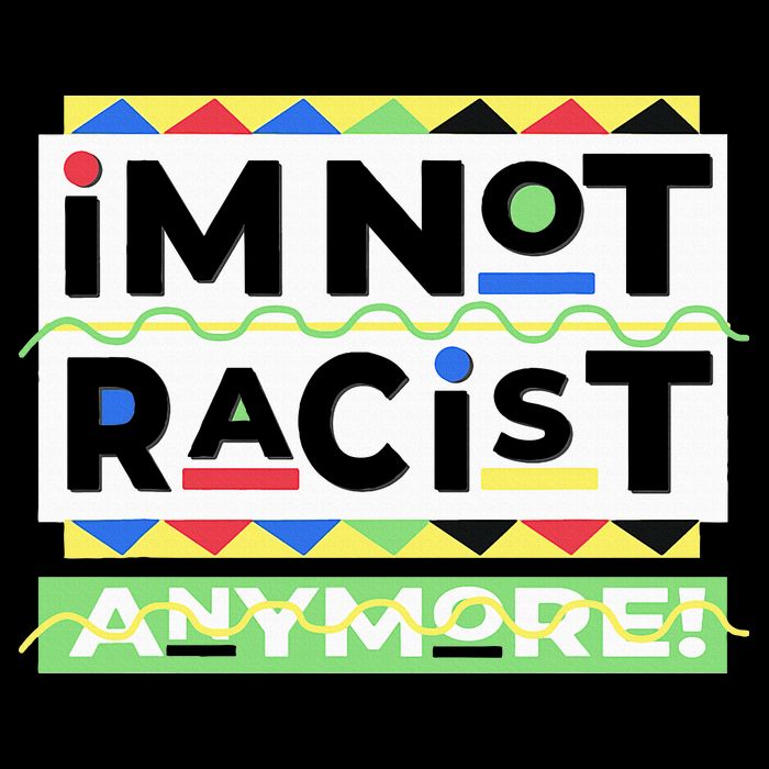 IM Not Racist Anymore Juneteenth History Pride Month Drawstring Bag