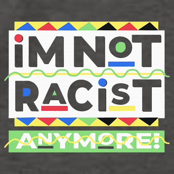 IM Not Racist Anymore Juneteenth History Pride Month Vector Backpack