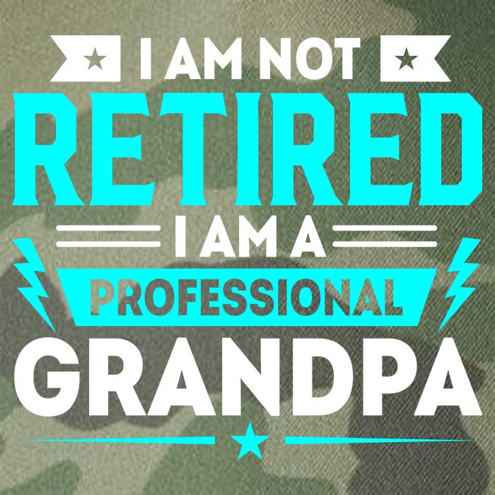 I'm Not Retired I'm A Professional Grandpa Legacy Tie Dye Trucker Hat
