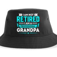 I'm Not Retired I'm A Professional Grandpa Sustainable Bucket Hat