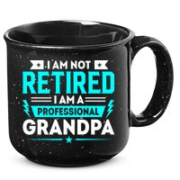 I'm Not Retired I'm A Professional Grandpa 15oz Campfire Ceramic Mug