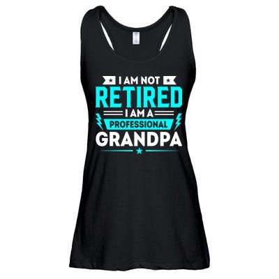 I'm Not Retired I'm A Professional Grandpa Ladies Essential Flowy Tank