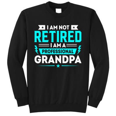 I'm Not Retired I'm A Professional Grandpa Tall Sweatshirt