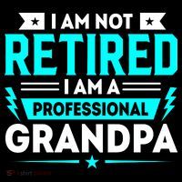I'm Not Retired I'm A Professional Grandpa Zip Tote Bag