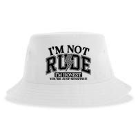 IM Not Rude Im Honest Snarky Sarcastic Funny Sustainable Bucket Hat