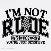 IM Not Rude Im Honest Snarky Sarcastic Funny Trucker Hat