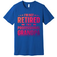 Im Not Retired Im A Professional Grandpa Cute Gift Father Day Gift Premium T-Shirt