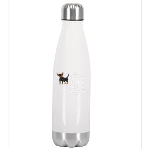 I'm Not Responsible For What My Face Does When You Talk Cute Gift Stainless Steel Insulated Water Bottle