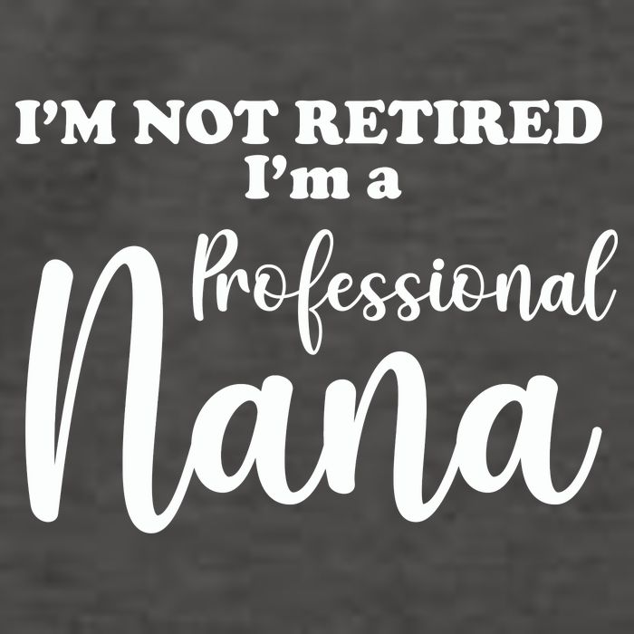 I'm Not Retired I'm A Professional Nana Valentine's Vector Backpack