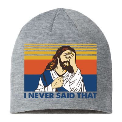 I Never Said That Funny Christian Church Jesus Music Funny Movie Cool Meme Sustainable Beanie