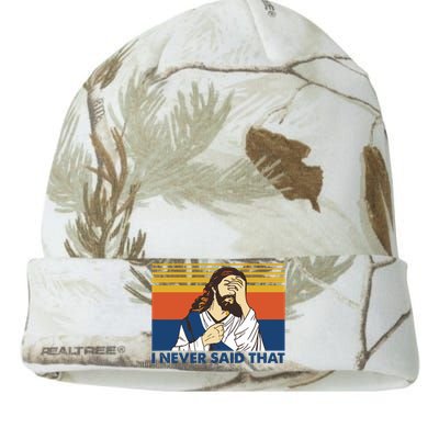 I Never Said That Funny Christian Church Jesus Music Funny Movie Cool Meme Kati Licensed 12" Camo Beanie