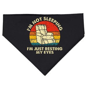 IM Not Sleeping IM Just Resting My Eyes USA-Made Doggie Bandana