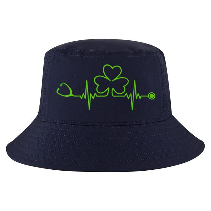 Irish Nurse St Patricks Day Shamrock Stethocsope Wo Cool Comfort Performance Bucket Hat