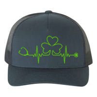 Irish Nurse St Patricks Day Shamrock Stethocsope Wo Yupoong Adult 5-Panel Trucker Hat