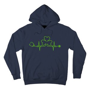 Irish Nurse St Patricks Day Shamrock Stethocsope Wo Hoodie