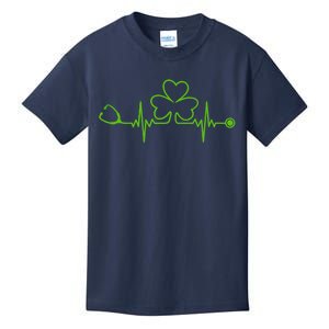 Irish Nurse St Patricks Day Shamrock Stethocsope Wo Kids T-Shirt