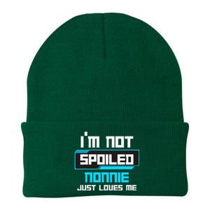 I'm Not Spoiled NONNIE Just Loves Me Funny Gaming Family  Knit Cap Winter Beanie