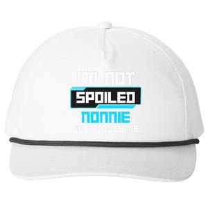 I'm Not Spoiled NONNIE Just Loves Me Funny Gaming Family  Snapback Five-Panel Rope Hat