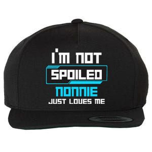 I'm Not Spoiled NONNIE Just Loves Me Funny Gaming Family  Wool Snapback Cap