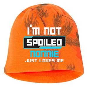 I'm Not Spoiled NONNIE Just Loves Me Funny Gaming Family  Kati - Camo Knit Beanie