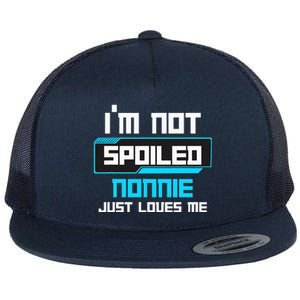 I'm Not Spoiled NONNIE Just Loves Me Funny Gaming Family  Flat Bill Trucker Hat