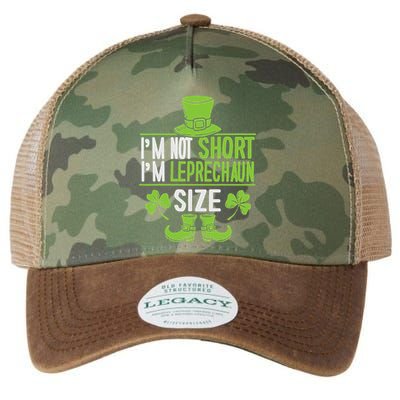 IM Not Short IM Leprechaun Size St. PatrickS Day Legacy Tie Dye Trucker Hat